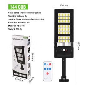 New Outdoor LED Solar Wall Lamp Human Body Sensing