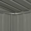 Garden Storage Shed Anthracite Steel 101.2"x80.7"x70.1"