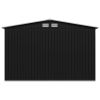 Garden Storage Shed Anthracite Steel 101.2"x80.7"x70.1"