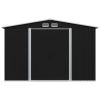 Garden Storage Shed Anthracite Steel 101.2"x80.7"x70.1"